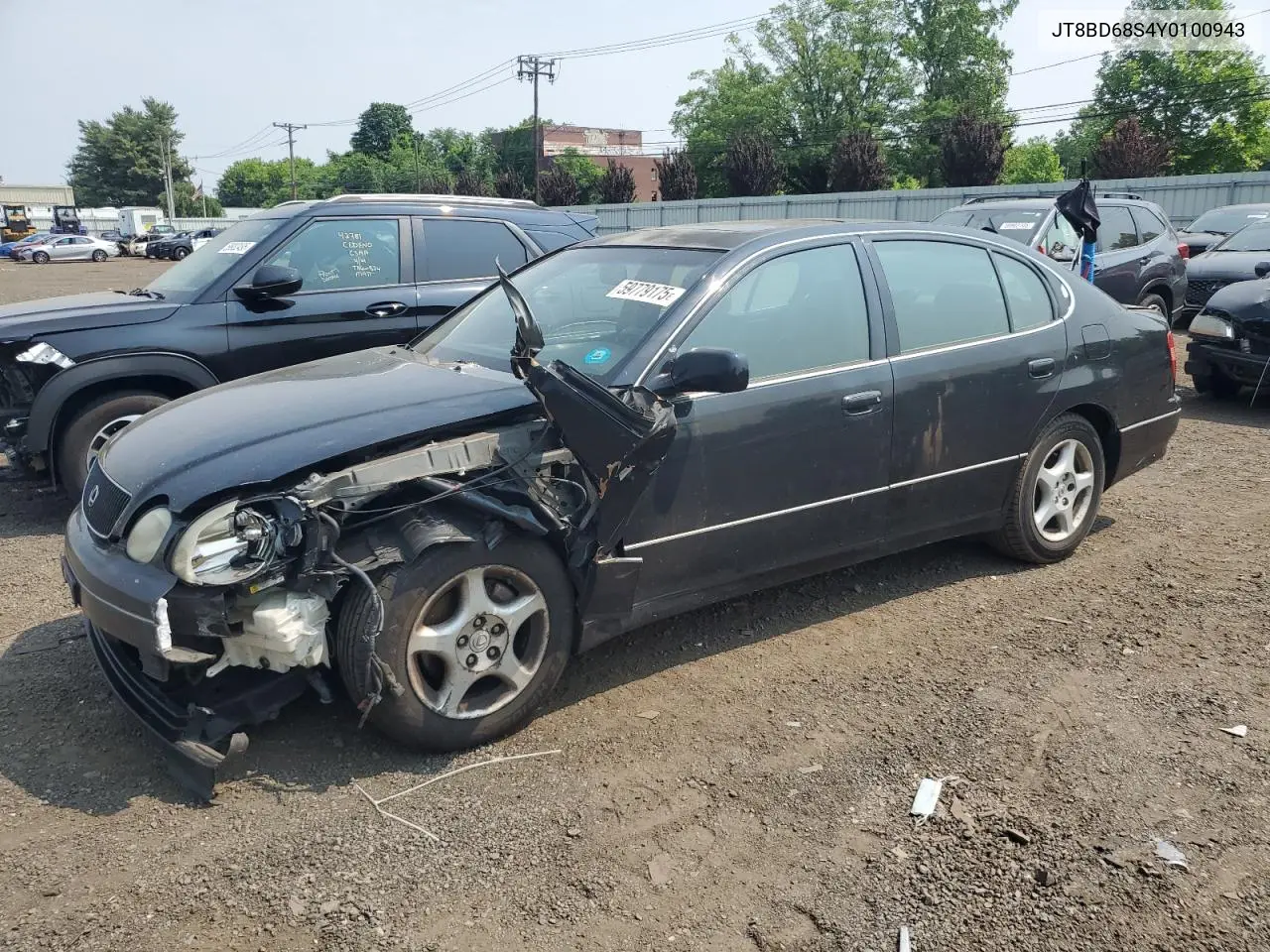 2000 Lexus Gs 300 VIN: JT8BD68S4Y0100943 Lot: 59779175
