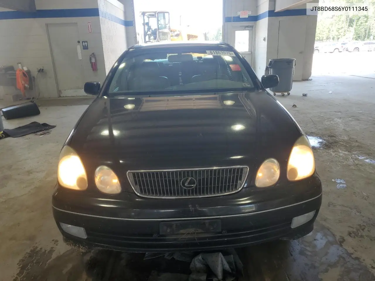 2000 Lexus Gs 300 VIN: JT8BD68S6Y0111345 Lot: 61863075