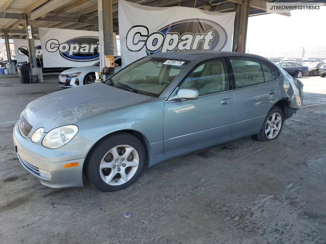 2001 Lexus Gs 300 VIN: JT8BD69S910118343 Lot: 62385775