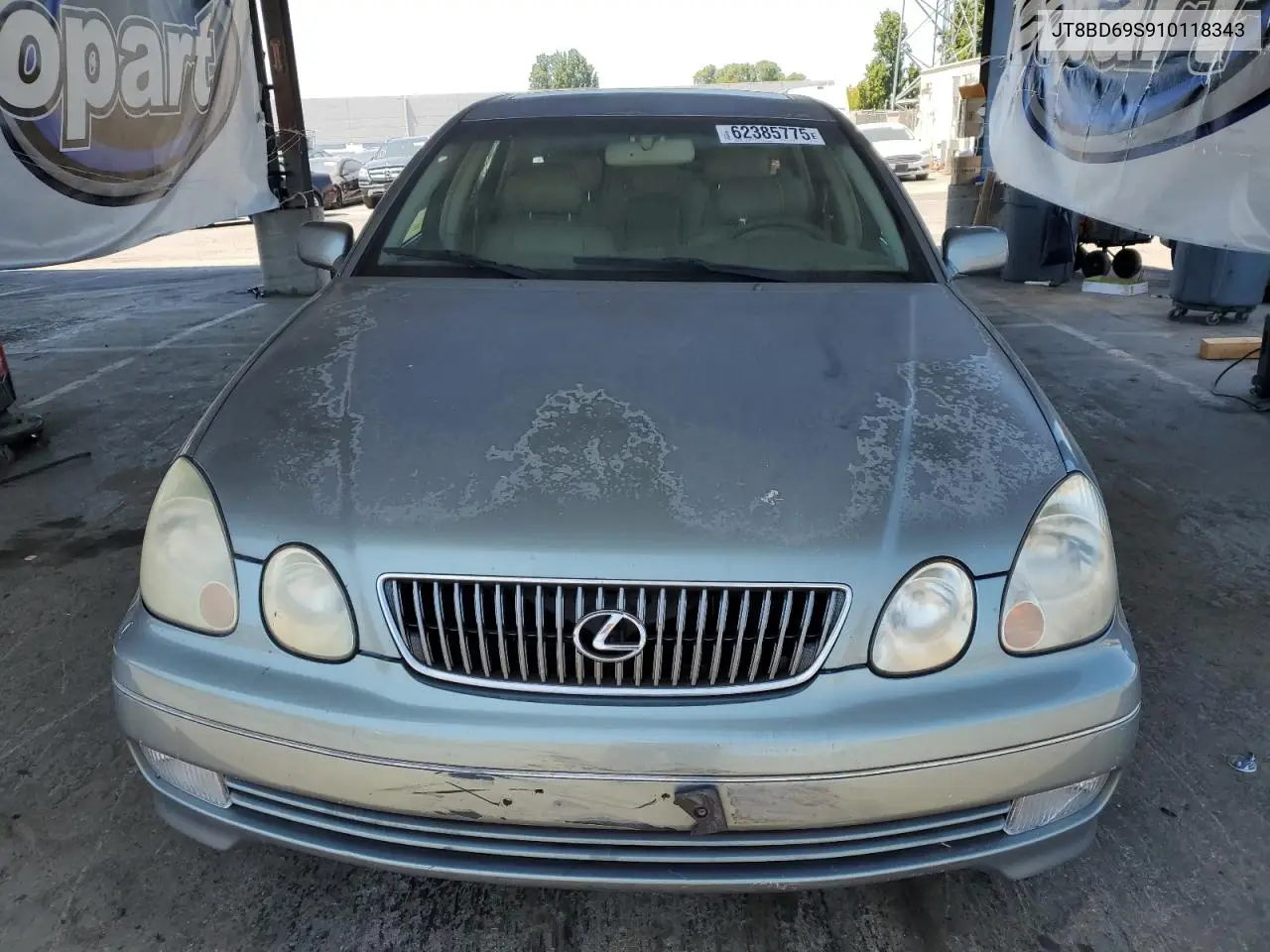 2001 Lexus Gs 300 VIN: JT8BD69S910118343 Lot: 62385775
