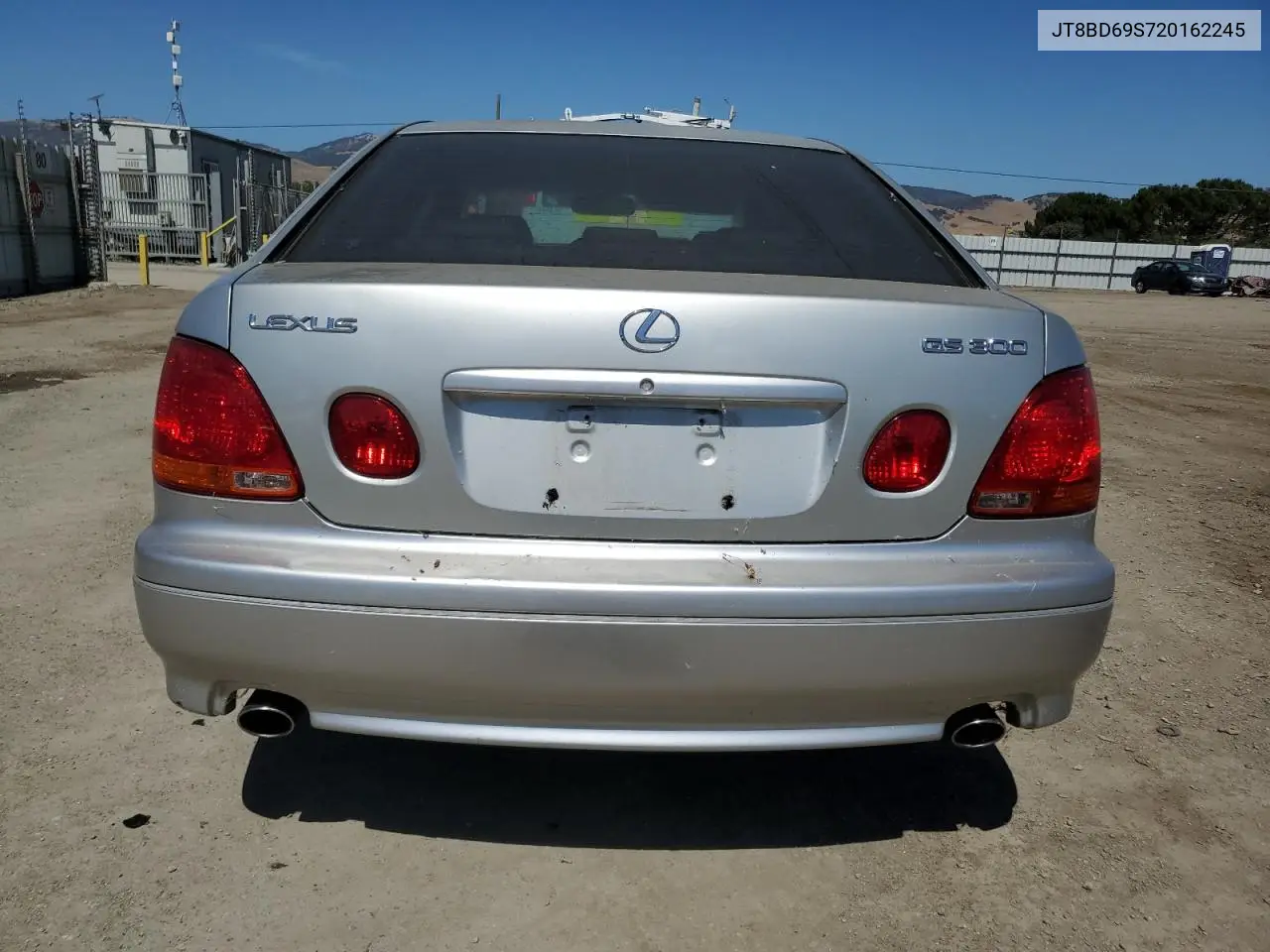 2002 Lexus Gs 300 VIN: JT8BD69S720162245 Lot: 62873085
