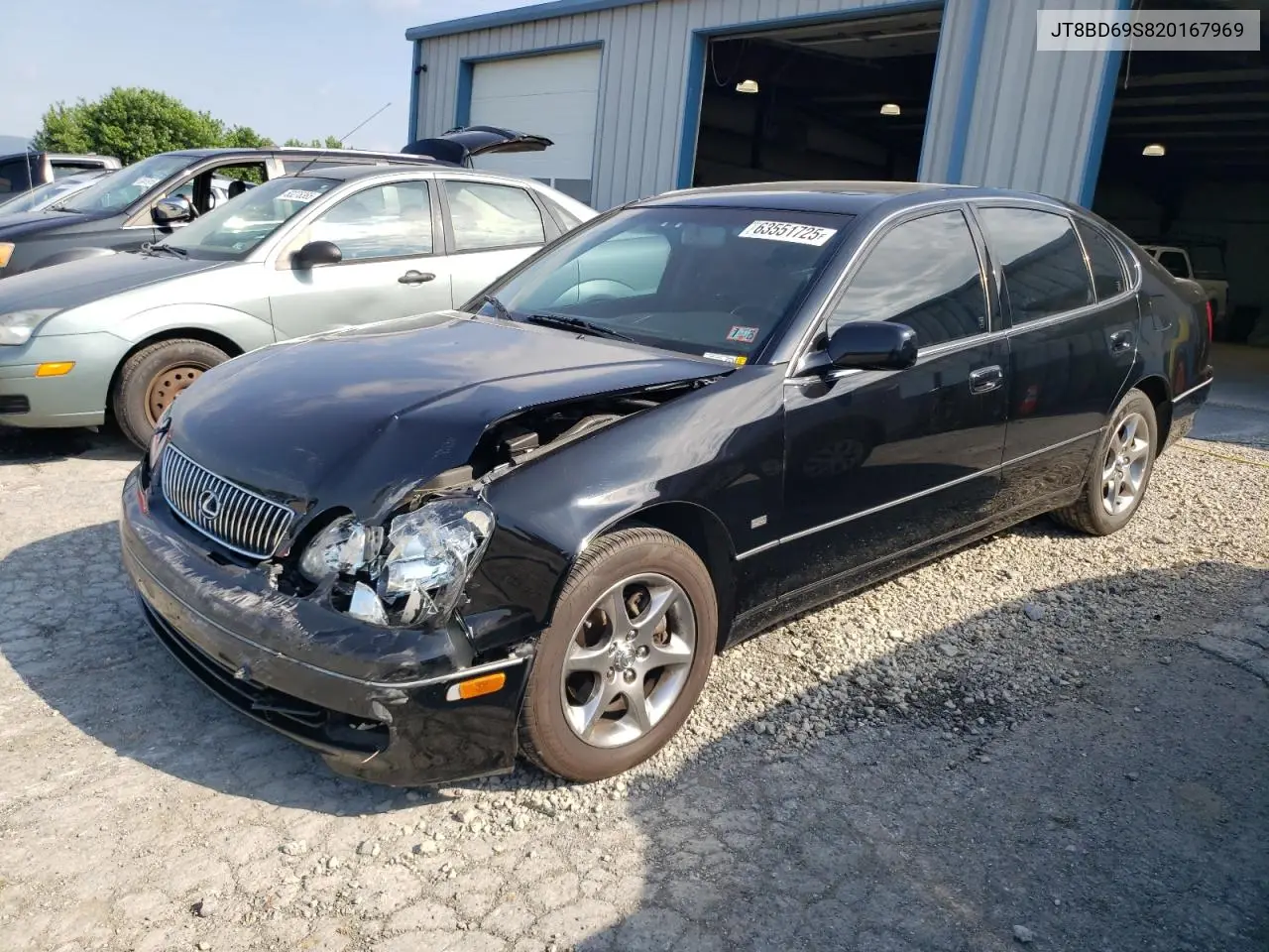 2002 Lexus Gs 300 VIN: JT8BD69S820167969 Lot: 63551725