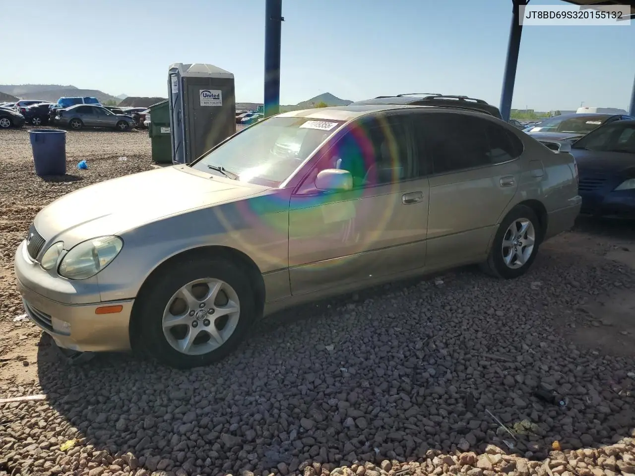 2002 Lexus Gs 300 VIN: JT8BD69S320155132 Lot: 64249355