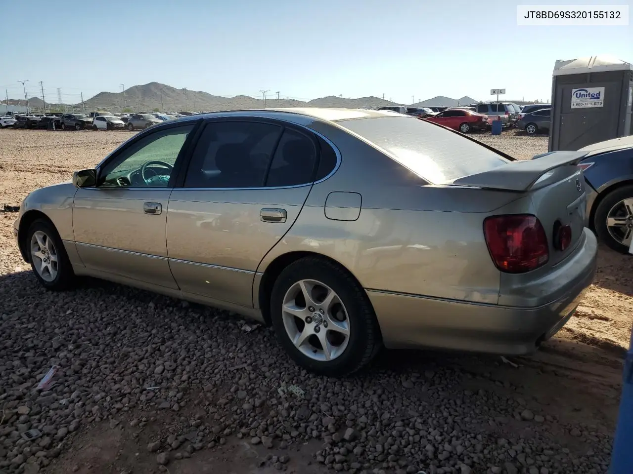 2002 Lexus Gs 300 VIN: JT8BD69S320155132 Lot: 64249355