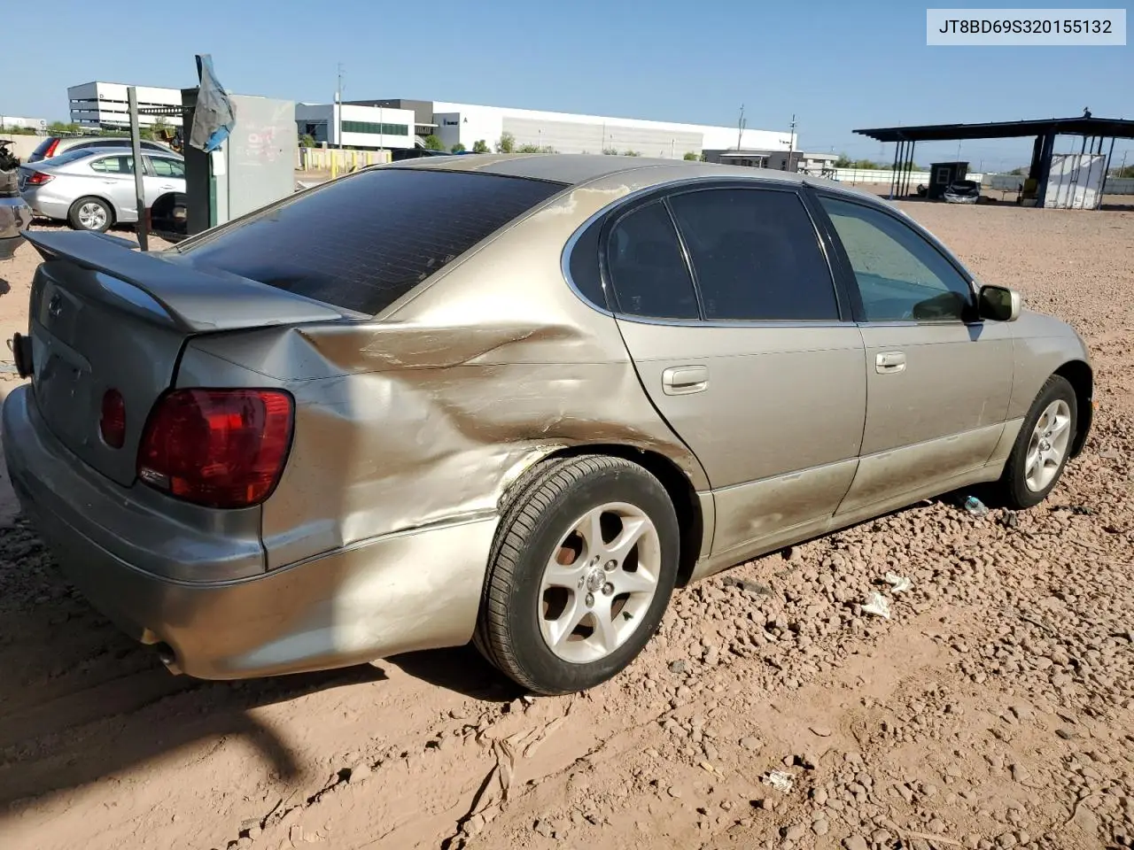 2002 Lexus Gs 300 VIN: JT8BD69S320155132 Lot: 64249355