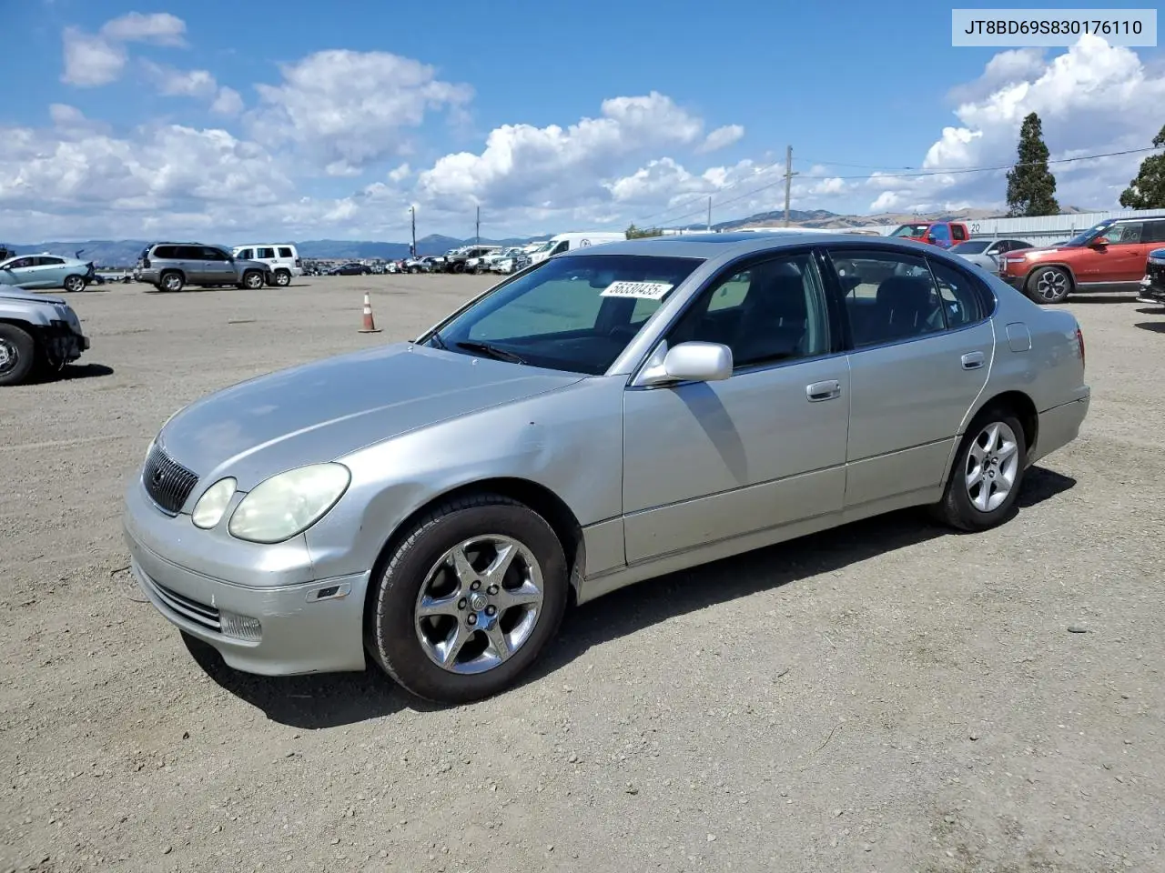2003 Lexus Gs 300 VIN: JT8BD69S830176110 Lot: 56330435