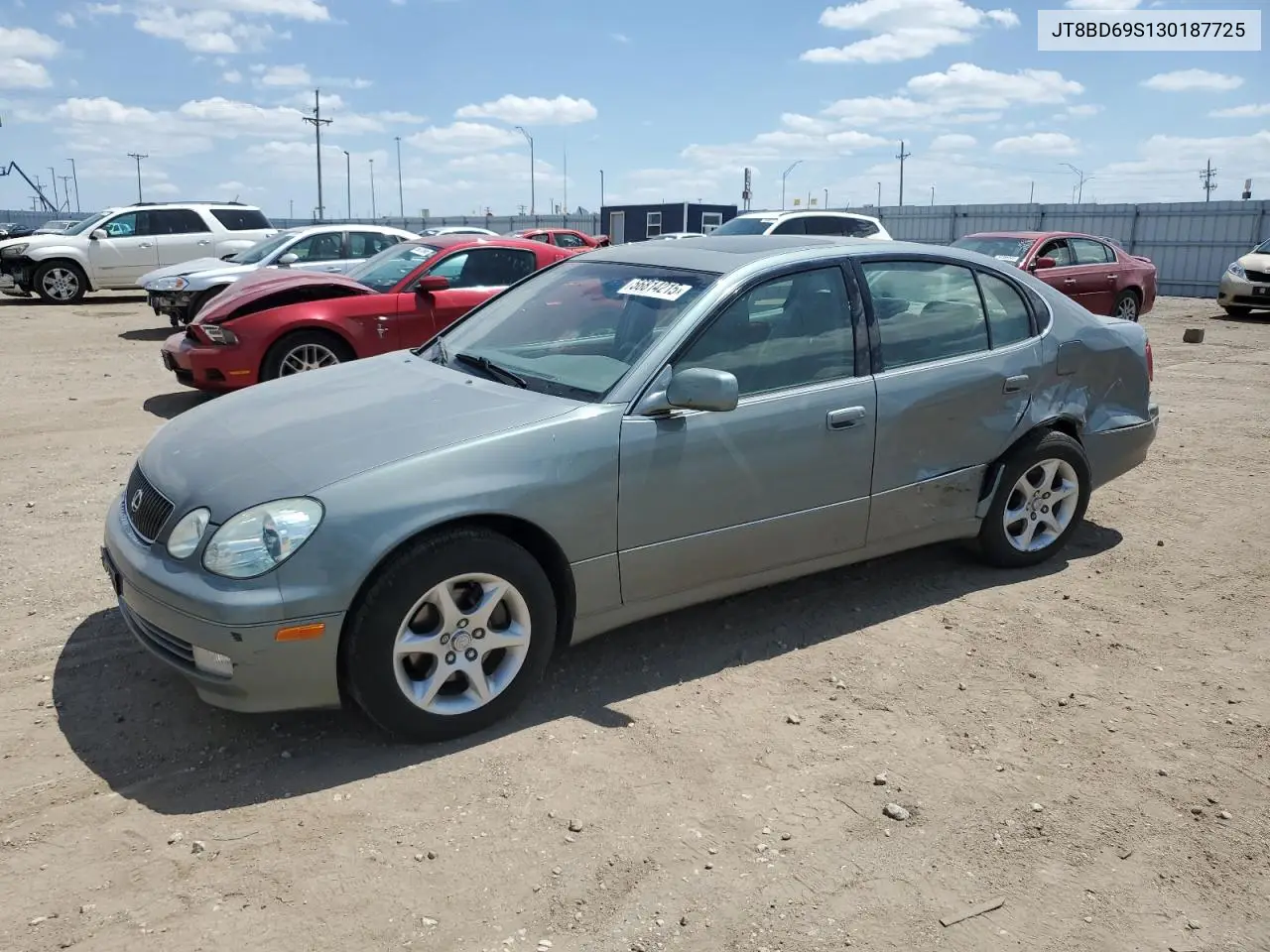 2003 Lexus Gs 300 VIN: JT8BD69S130187725 Lot: 56814215