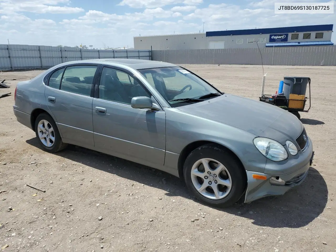 2003 Lexus Gs 300 VIN: JT8BD69S130187725 Lot: 56814215