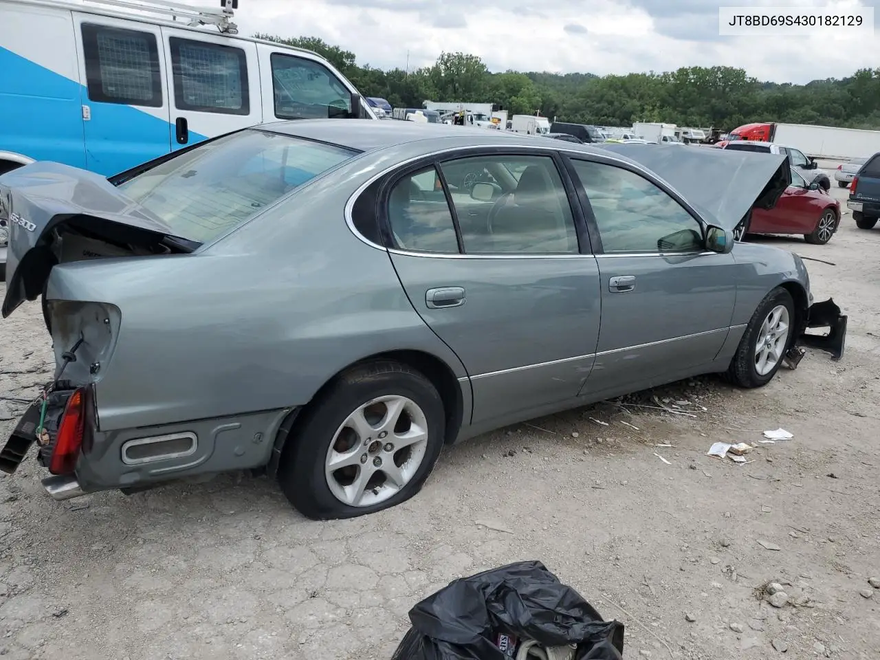 2003 Lexus Gs 300 VIN: JT8BD69S430182129 Lot: 59773905