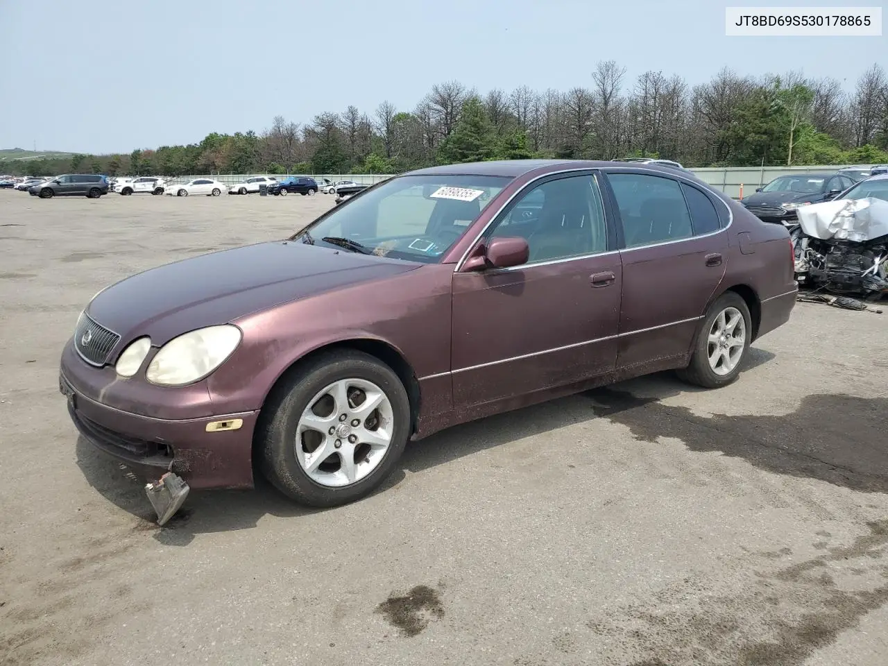 2003 Lexus Gs 300 VIN: JT8BD69S530178865 Lot: 60898355