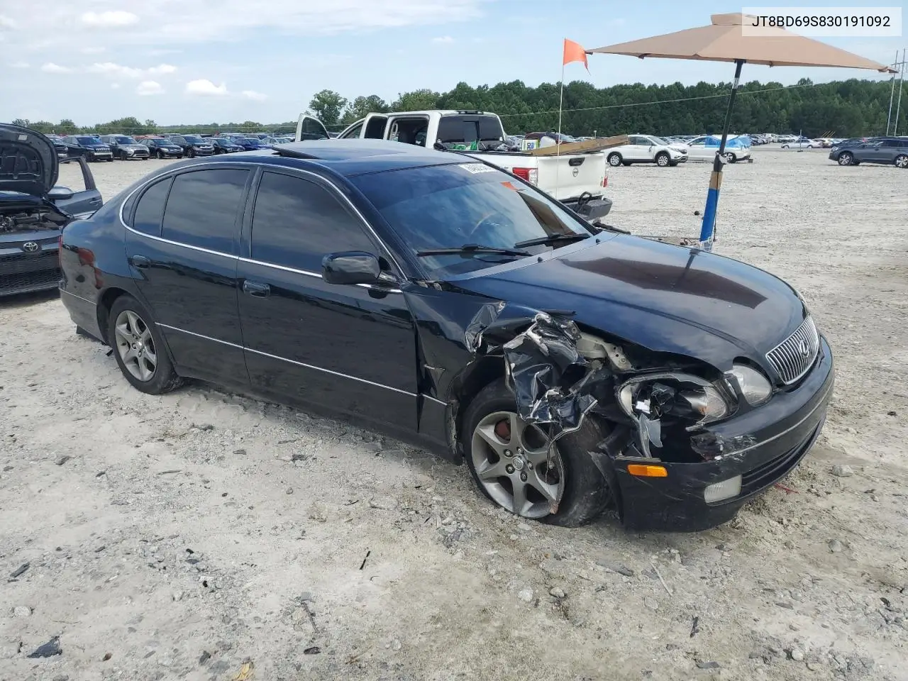 2003 Lexus Gs 300 VIN: JT8BD69S830191092 Lot: 64067545