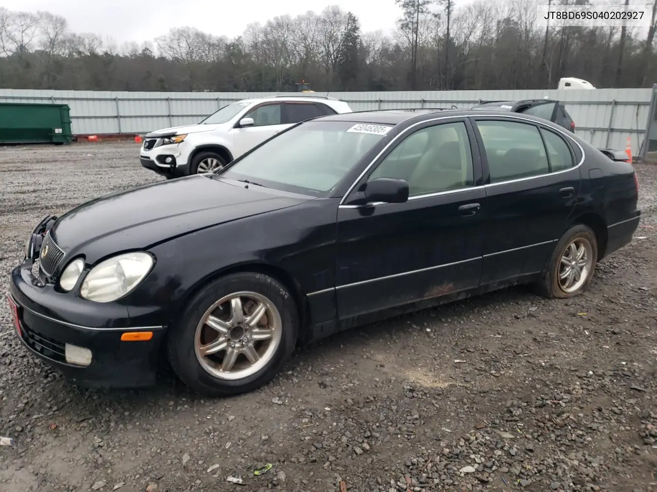 2004 Lexus Gs 300 VIN: JT8BD69S040202927 Lot: 45046305
