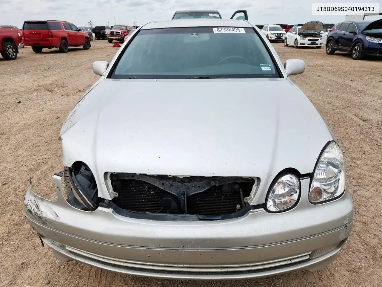 2004 Lexus Gs 300 VIN: JT8BD69S040194313 Lot: 62938495