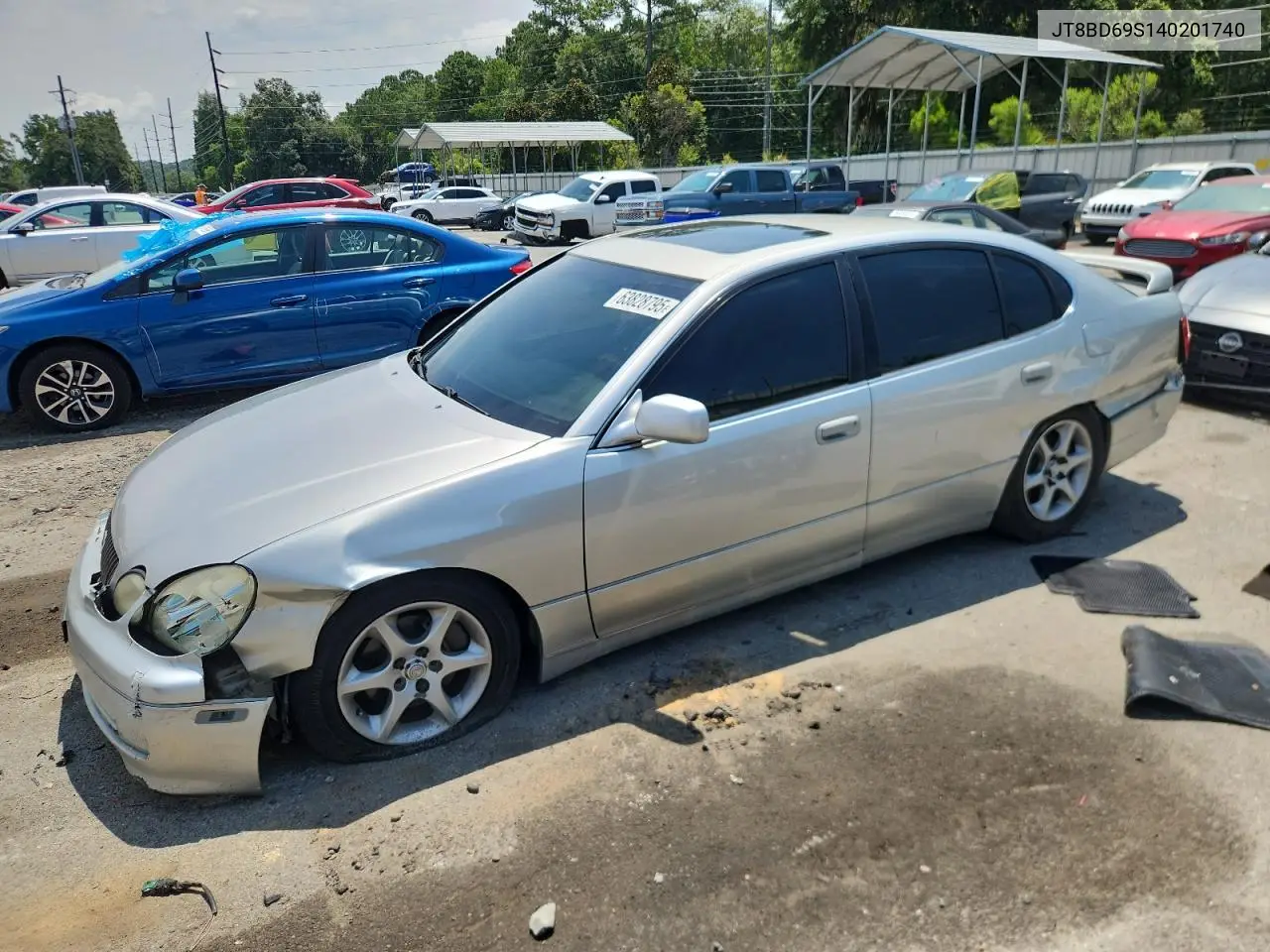 2004 Lexus Gs 300 VIN: JT8BD69S140201740 Lot: 63828795