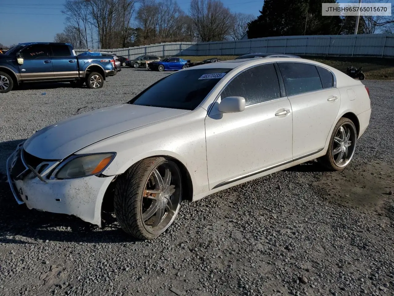 2006 Lexus Gs 300 VIN: JTHBH96S765015670 Lot: 46370485