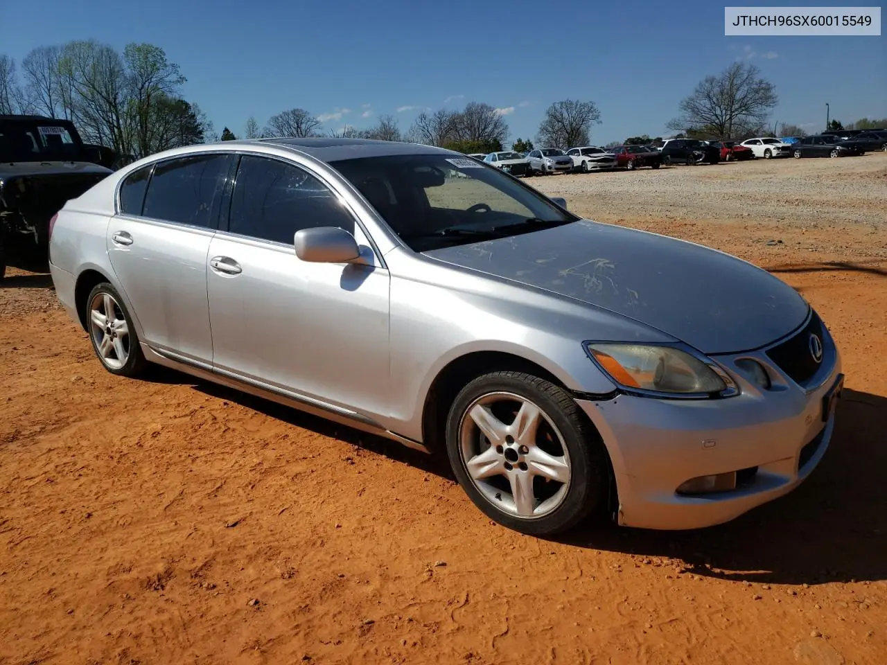 2006 Lexus Gs 300 VIN: JTHCH96SX60015549 Lot: 46895854