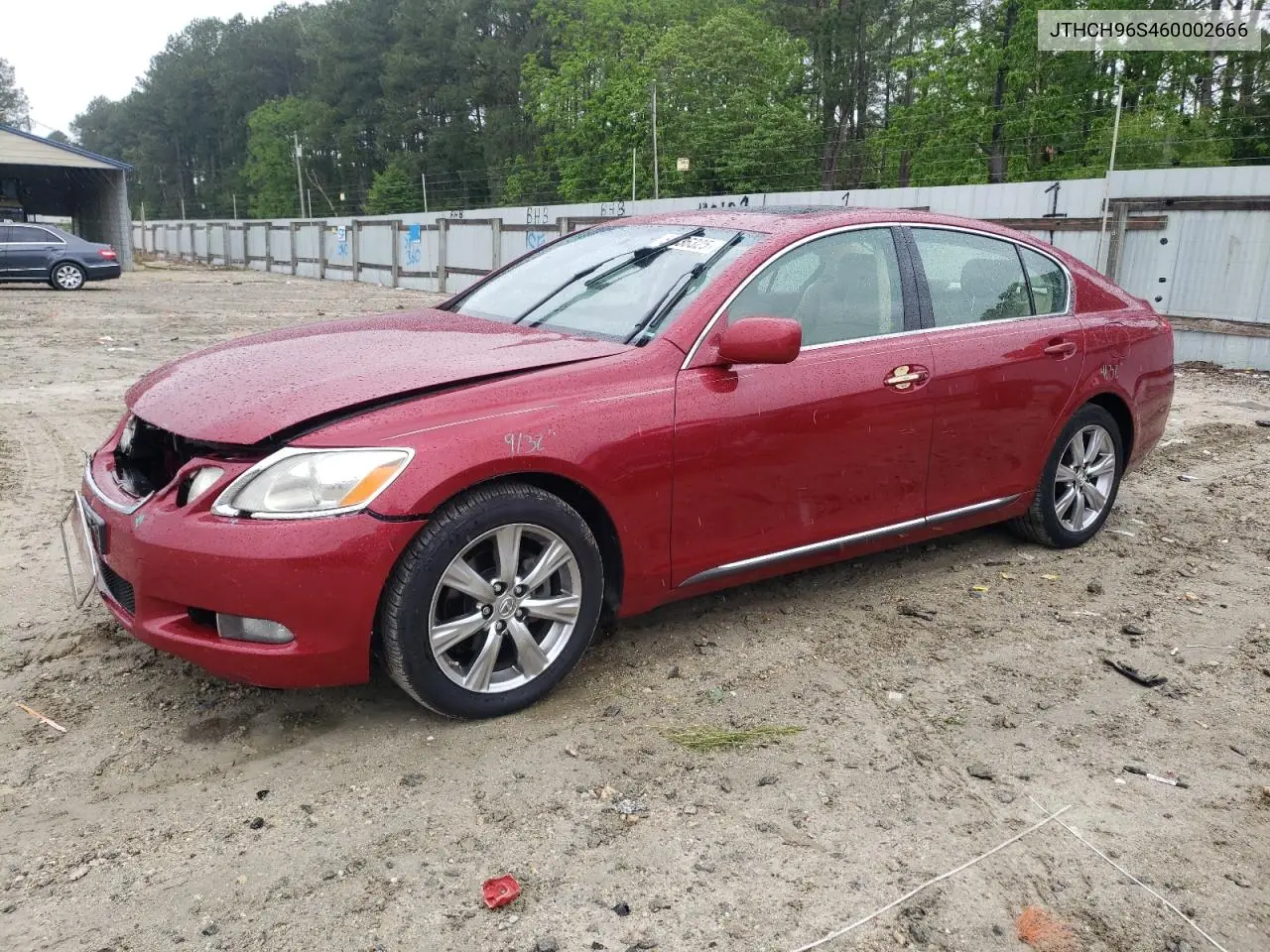 2006 Lexus Gs 300 VIN: JTHCH96S460002666 Lot: 56536325