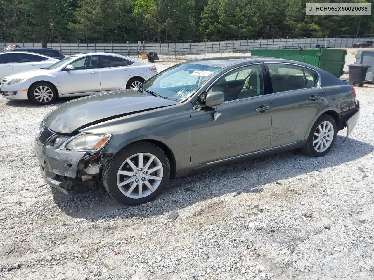 2006 Lexus Gs 300 VIN: JTHCH96SX60020038 Lot: 56545435