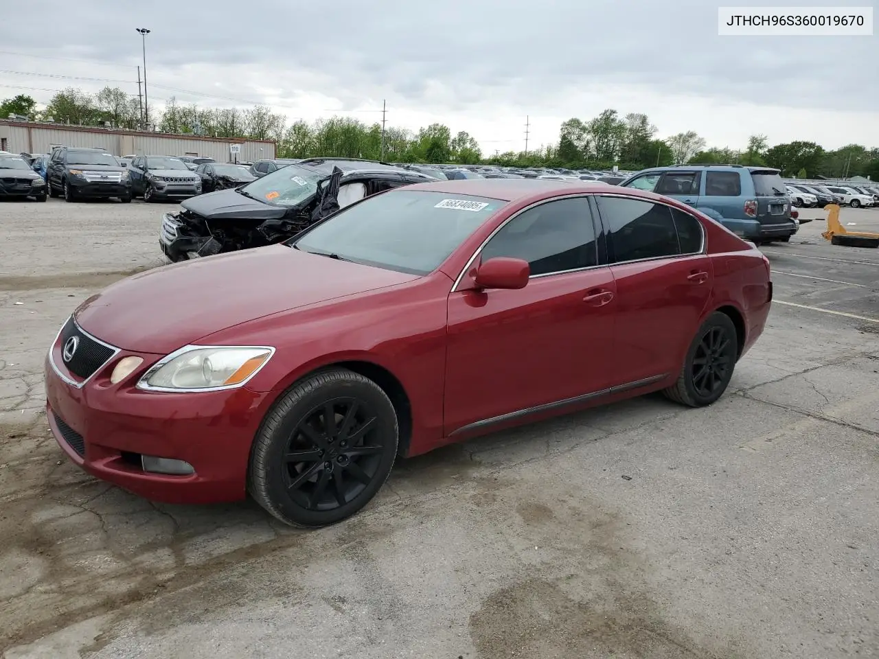 2006 Lexus Gs 300 VIN: JTHCH96S360019670 Lot: 56834085