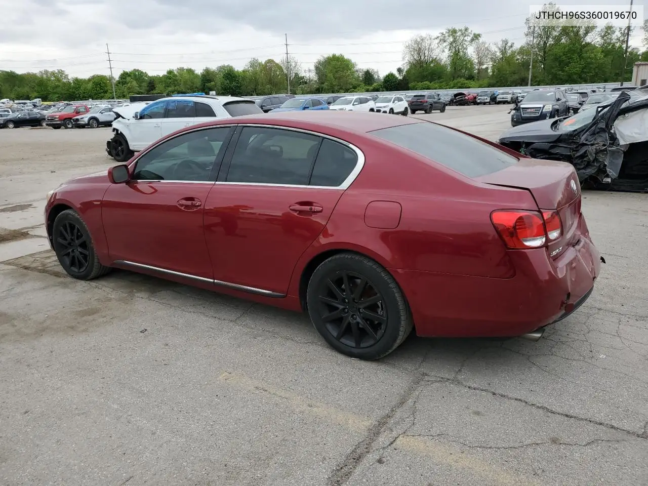 2006 Lexus Gs 300 VIN: JTHCH96S360019670 Lot: 56834085