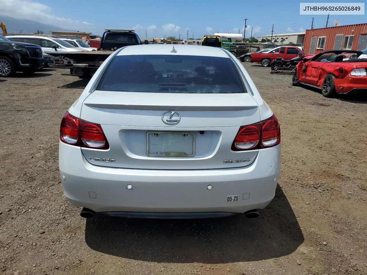 2006 Lexus Gs 300 VIN: JTHBH96S265026849 Lot: 56892165