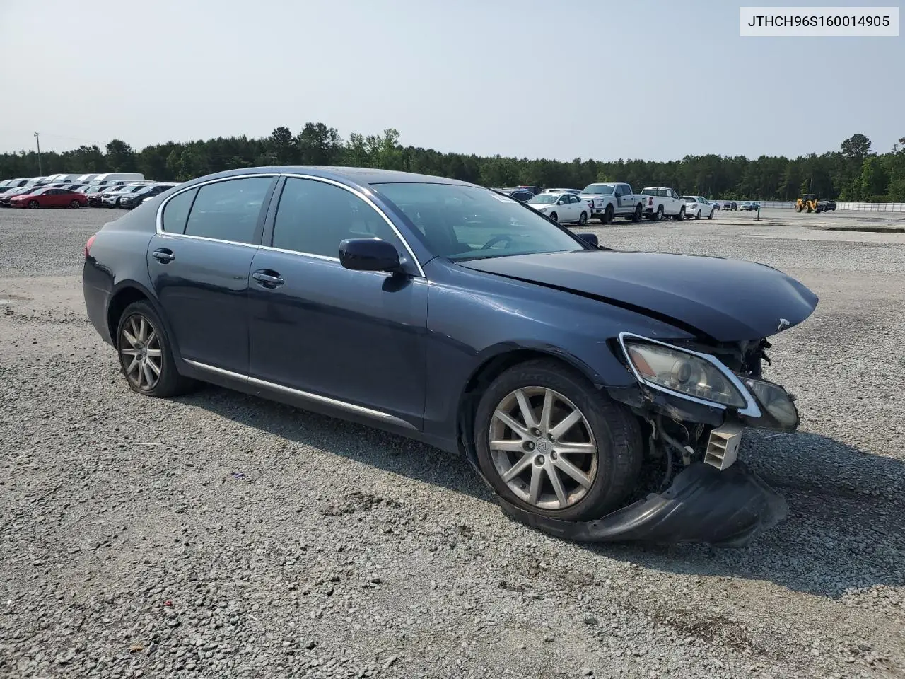 2006 Lexus Gs 300 VIN: JTHCH96S160014905 Lot: 58363215