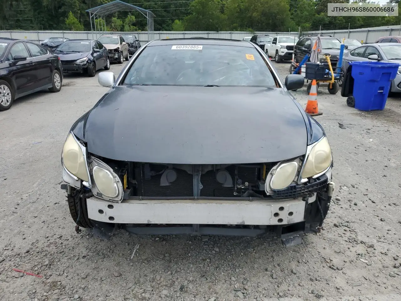 2006 Lexus Gs 300 VIN: JTHCH96S860006686 Lot: 60392885