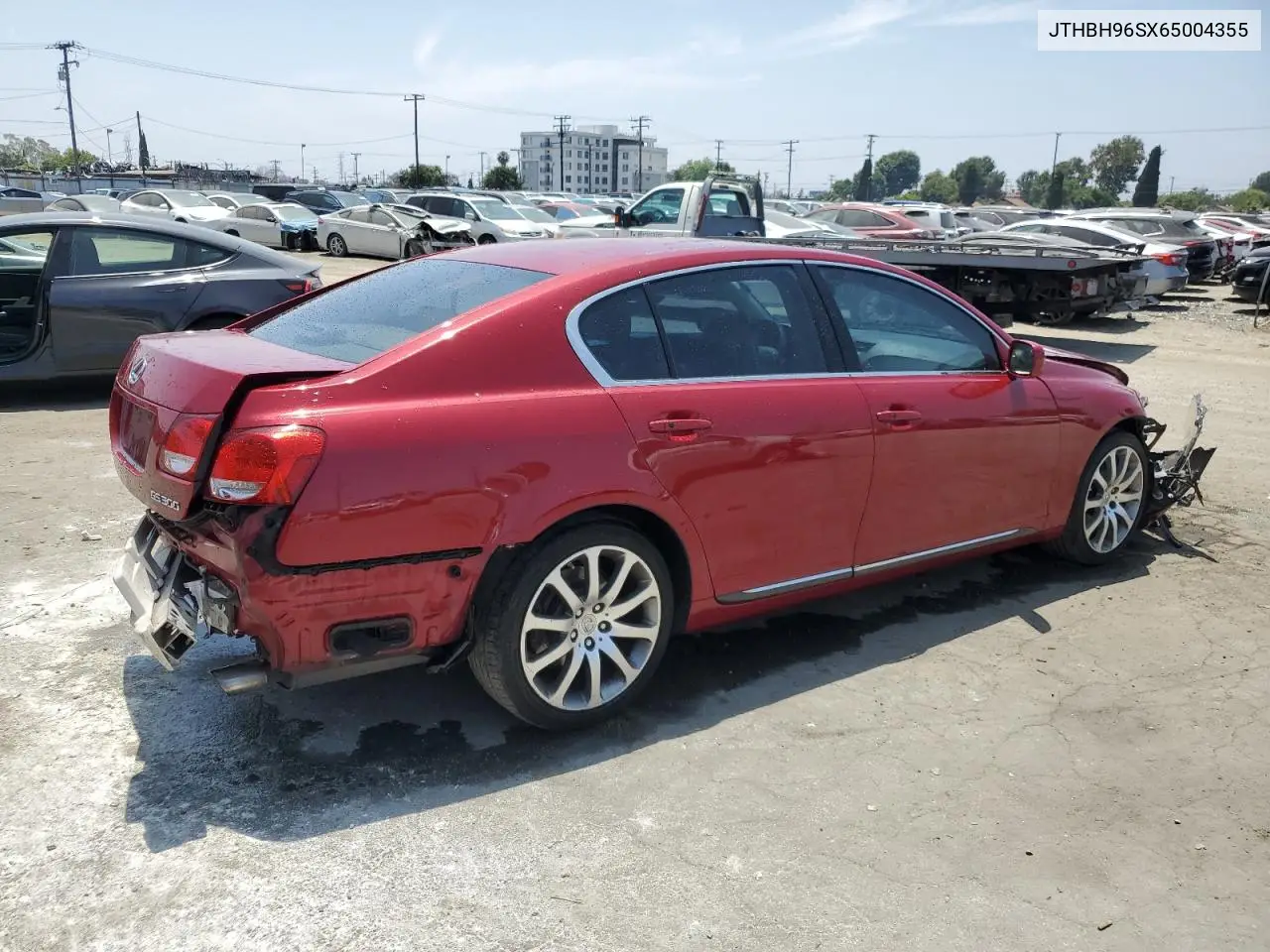 2006 Lexus Gs 300 VIN: JTHBH96SX65004355 Lot: 60923505