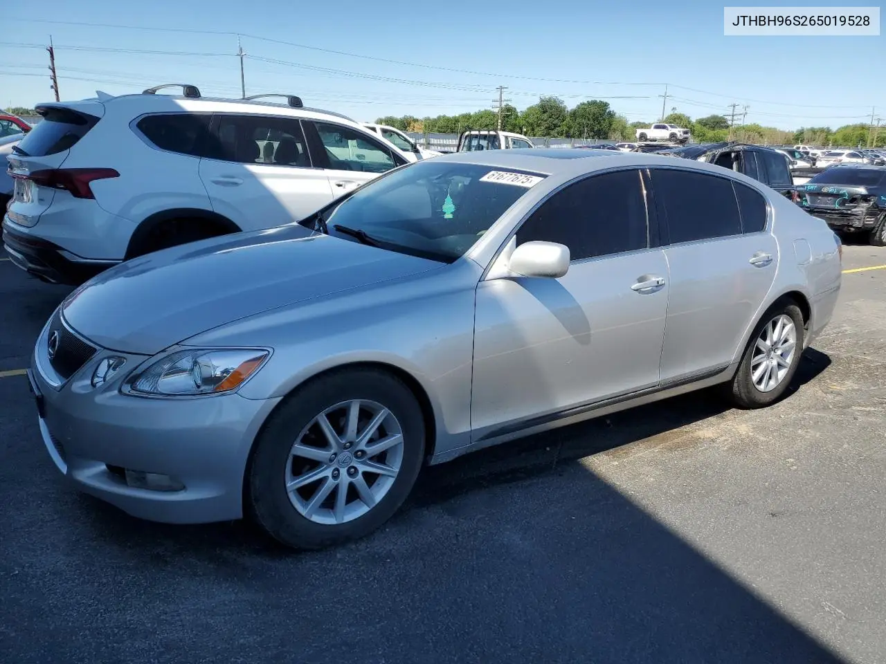 2006 Lexus Gs 300 VIN: JTHBH96S265019528 Lot: 61677675