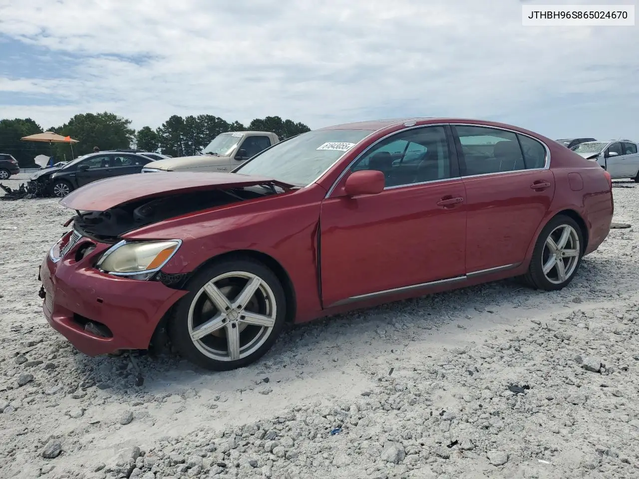 2006 Lexus Gs 300 VIN: JTHBH96S865024670 Lot: 61843055