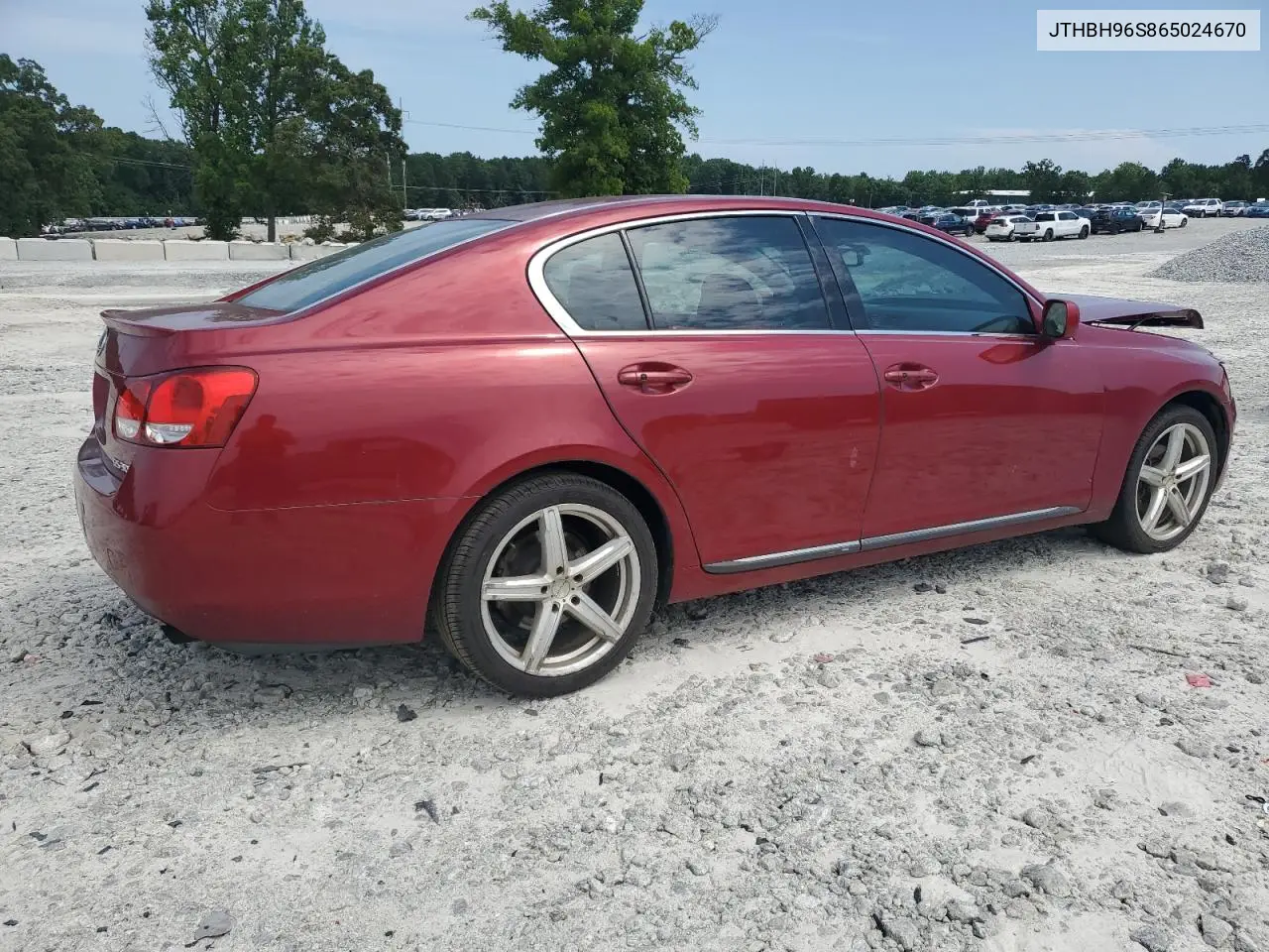 2006 Lexus Gs 300 VIN: JTHBH96S865024670 Lot: 61843055