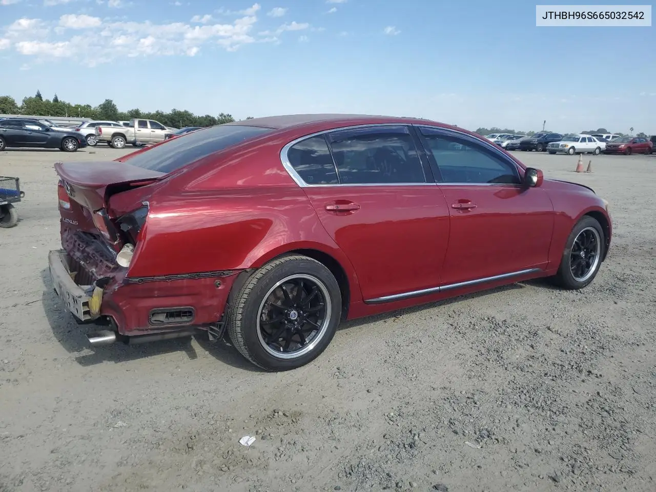 2006 Lexus Gs 300 VIN: JTHBH96S665032542 Lot: 62386985