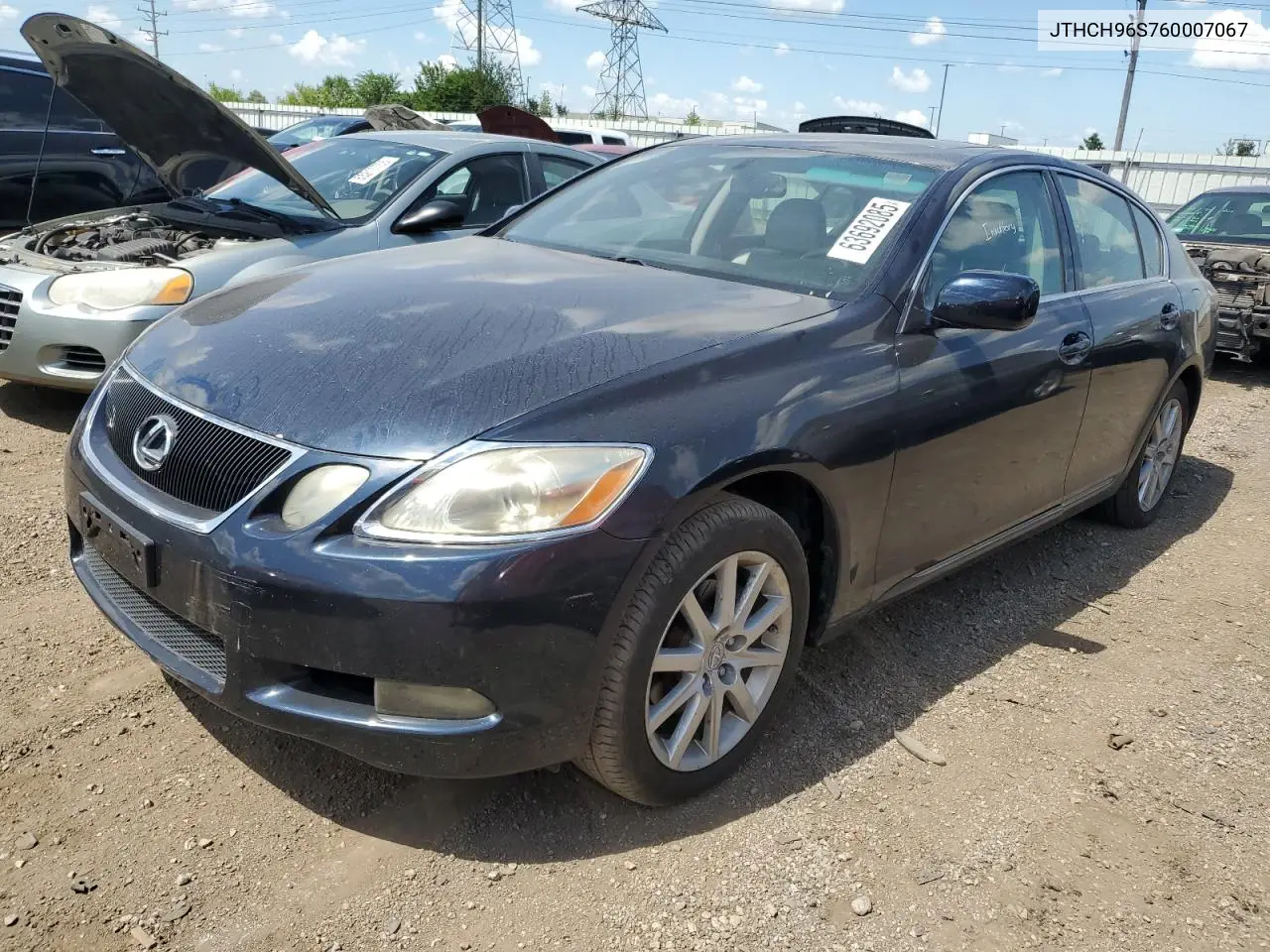 2006 Lexus Gs 300 VIN: JTHCH96S760007067 Lot: 63692085