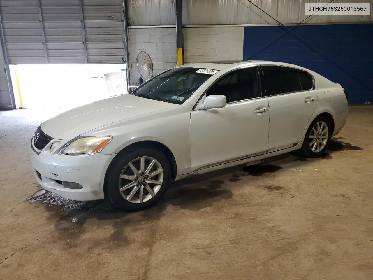 2006 Lexus Gs 300 VIN: JTHCH96S260013567 Lot: 63789035