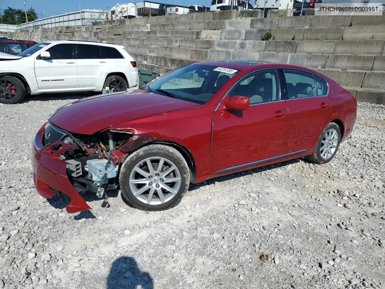 2006 Lexus Gs 300 VIN: JTHCH96S860003951 Lot: 64281355