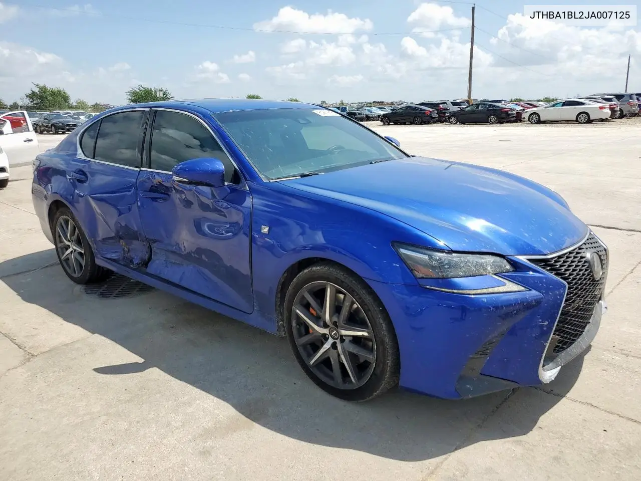 2018 Lexus Gs 300 Base VIN: JTHBA1BL2JA007125 Lot: 64803815