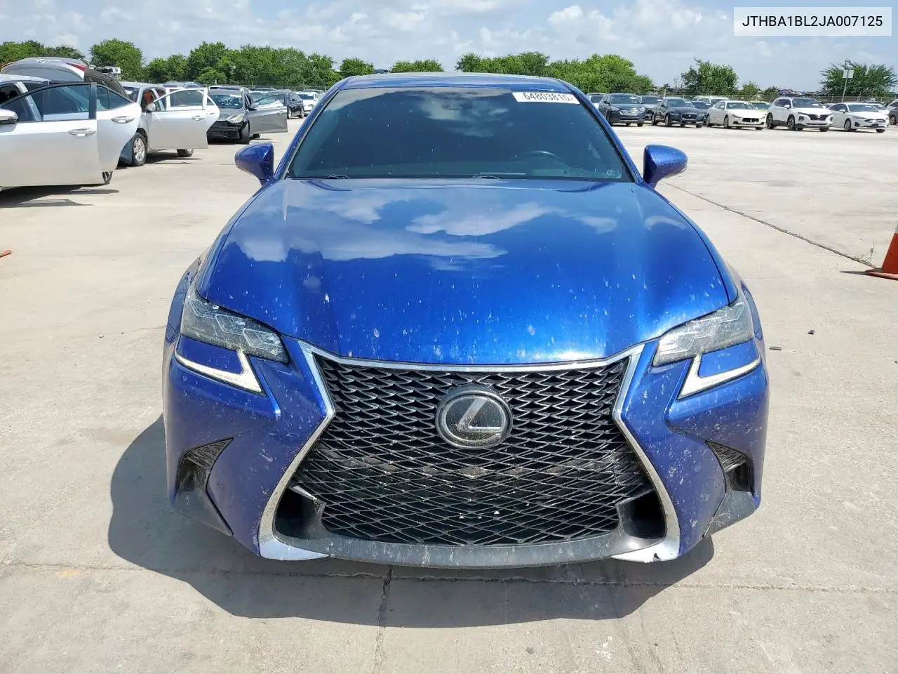 2018 Lexus Gs 300 Base VIN: JTHBA1BL2JA007125 Lot: 64803815