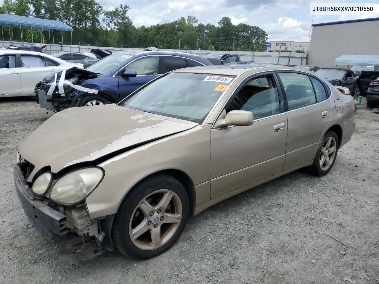 1998 Lexus Gs 400 VIN: JT8BH68XXW0010550 Lot: 59590425
