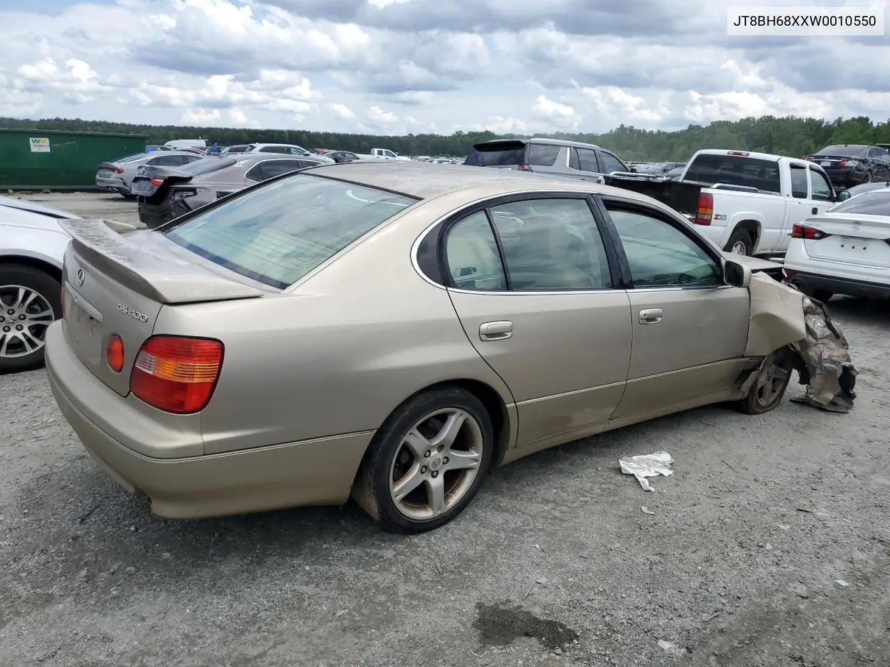 1998 Lexus Gs 400 VIN: JT8BH68XXW0010550 Lot: 59590425