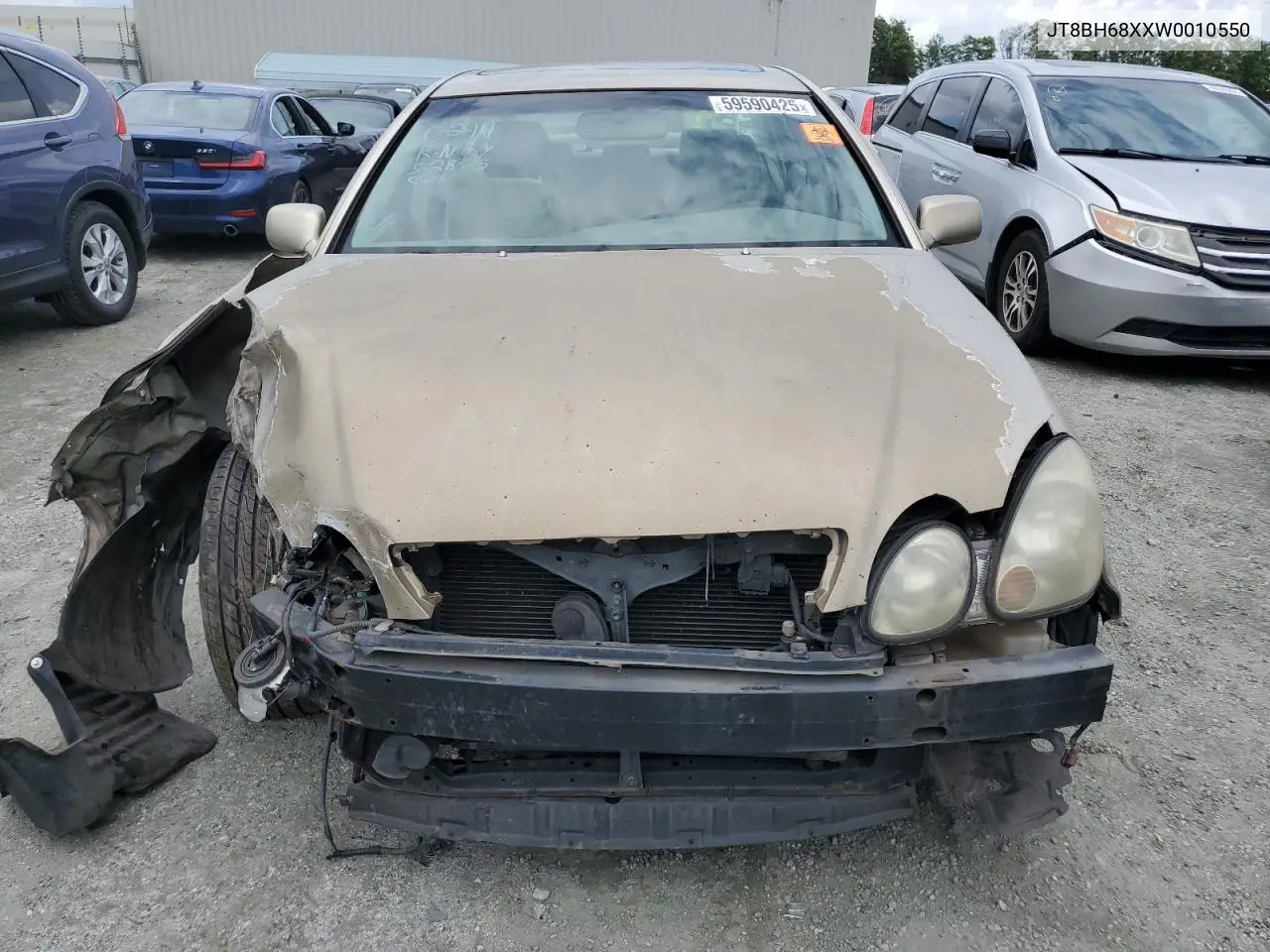 1998 Lexus Gs 400 VIN: JT8BH68XXW0010550 Lot: 59590425
