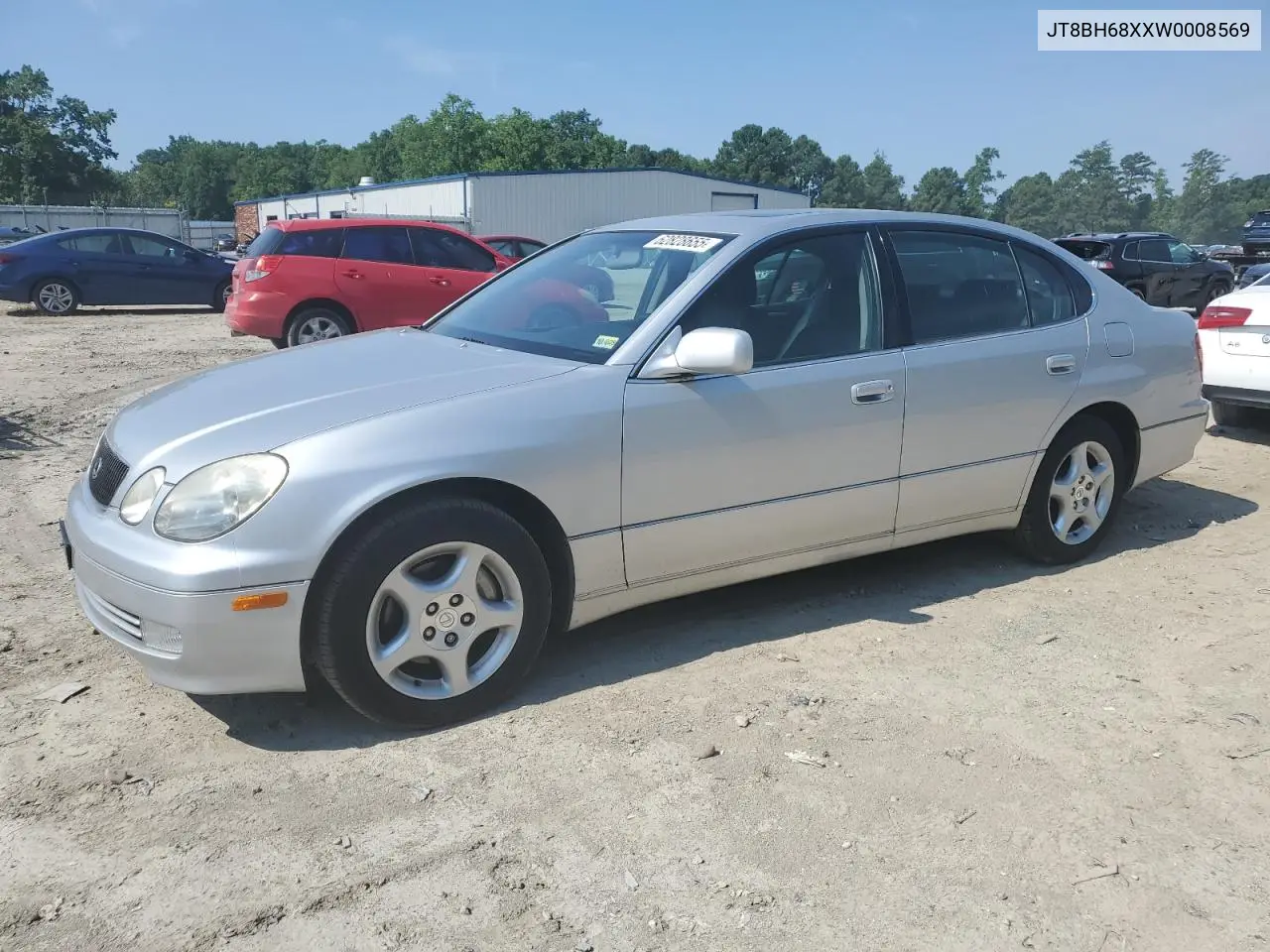 1998 Lexus Gs 400 VIN: JT8BH68XXW0008569 Lot: 62828655