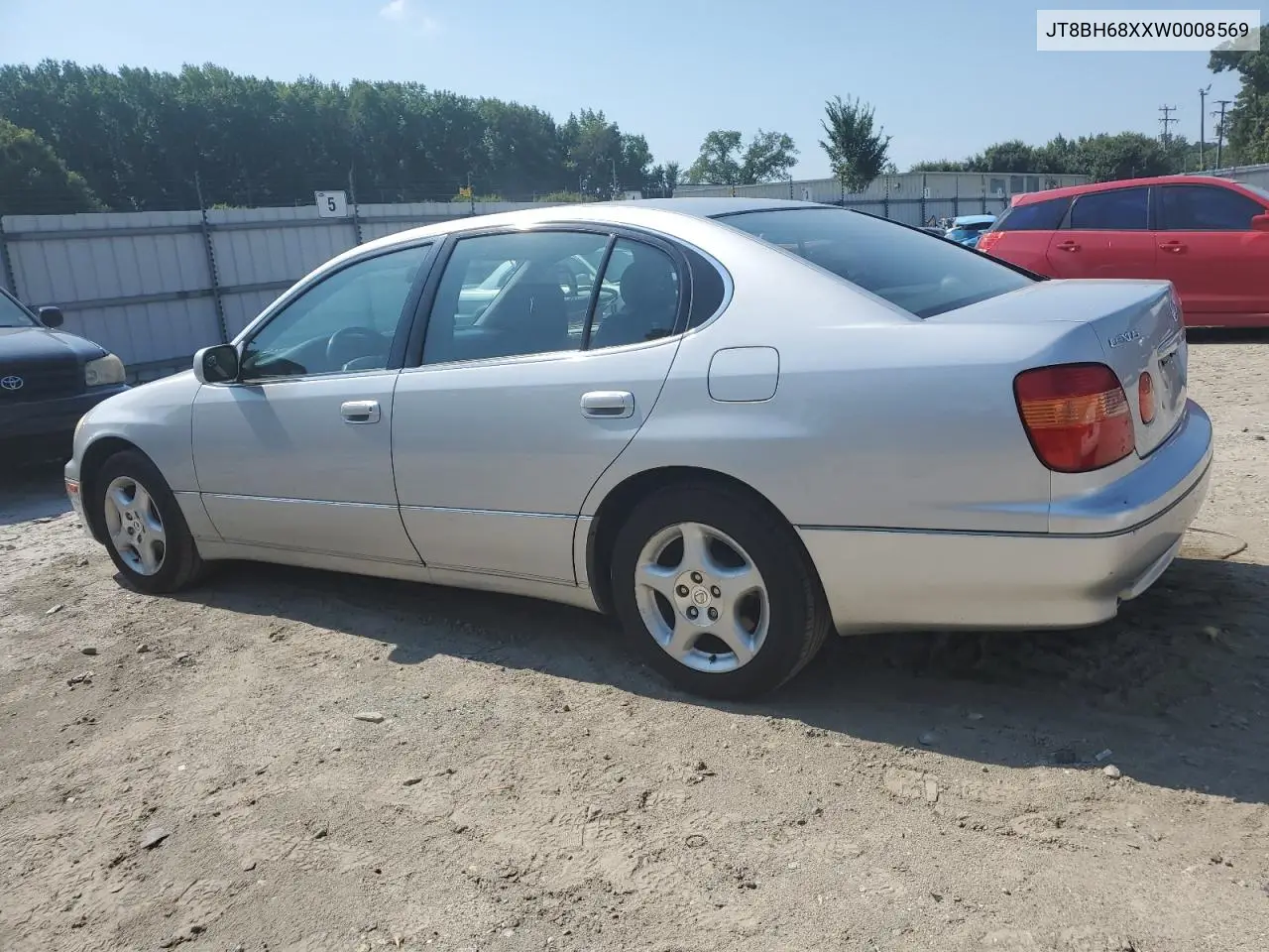 1998 Lexus Gs 400 VIN: JT8BH68XXW0008569 Lot: 62828655