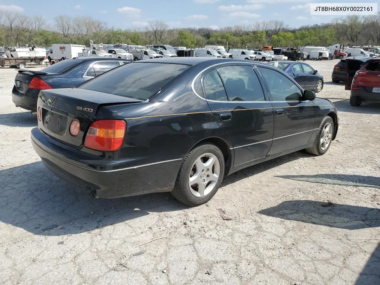 2000 Lexus Gs 400 VIN: JT8BH68X0Y0022161 Lot: 51117615