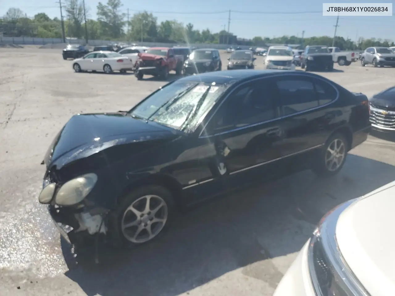 2000 Lexus Gs 400 VIN: JT8BH68X1Y0026834 Lot: 56291765
