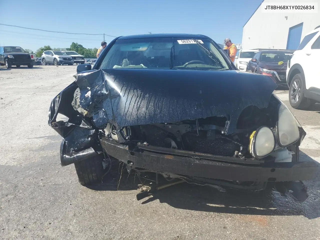 2000 Lexus Gs 400 VIN: JT8BH68X1Y0026834 Lot: 56291765