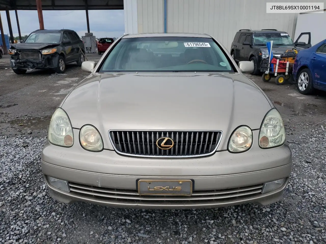 2001 Lexus Gs 430 VIN: JT8BL69SX10001194 Lot: 61796545