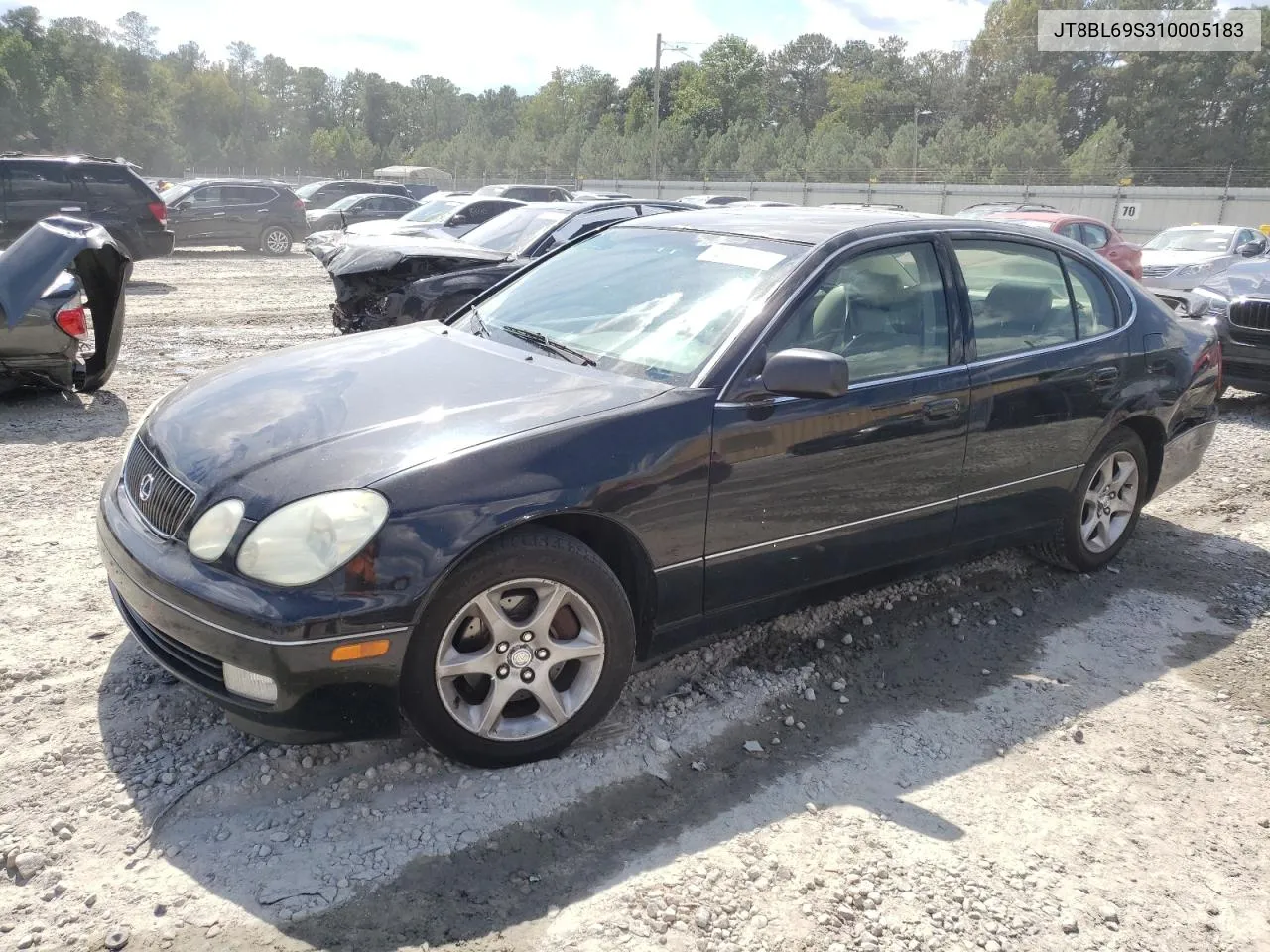 2001 Lexus Gs 430 VIN: JT8BL69S310005183 Lot: 72134474