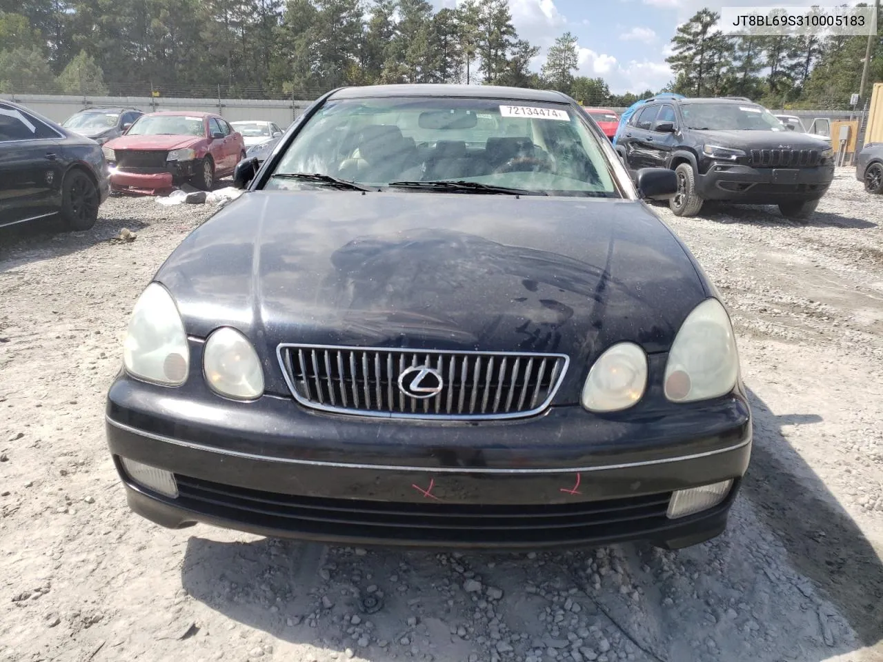 2001 Lexus Gs 430 VIN: JT8BL69S310005183 Lot: 72134474