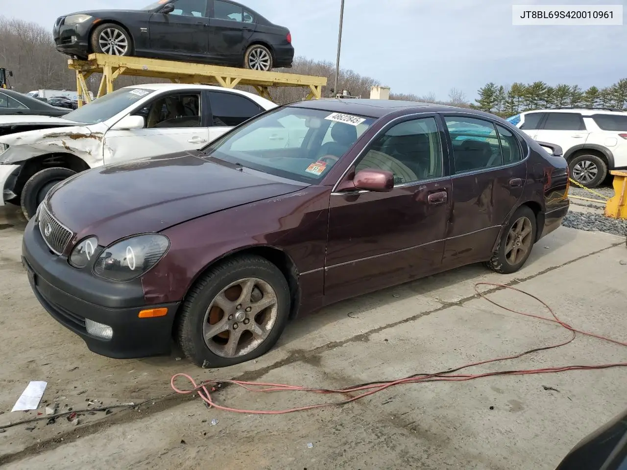 2002 Lexus Gs 430 VIN: JT8BL69S420010961 Lot: 48622845