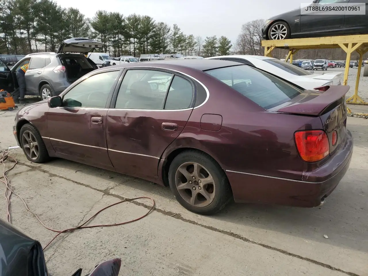 2002 Lexus Gs 430 VIN: JT8BL69S420010961 Lot: 48622845